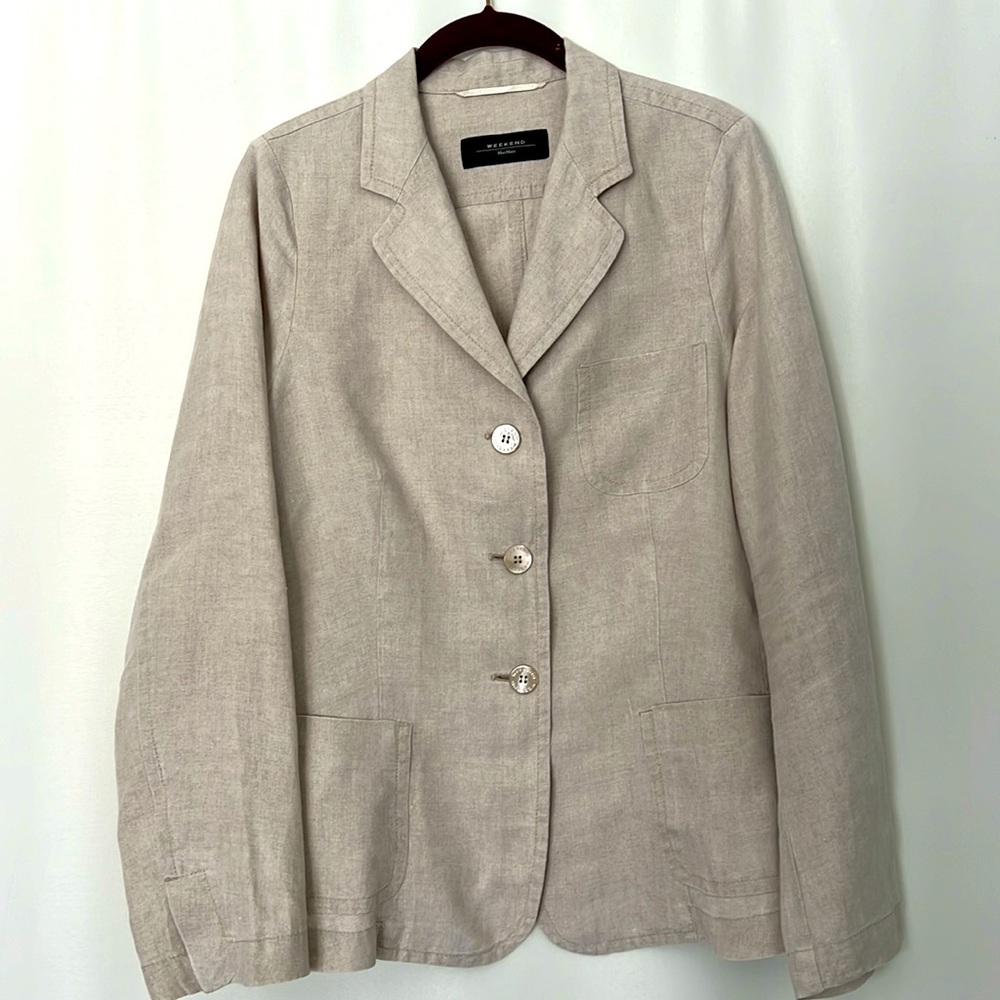 WEEKEND MAX MARA  LINEN JACKET